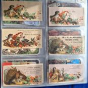 Trade cards, over 320 cards all Cat & Dog related mainly Continental issues, part sets and odds from