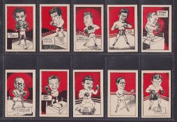 Trade cards, Cummings & Son Famous Fighters Swop Cards (Boxing) (set 64 cards) including Joe