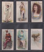 Cigarette cards, Canada, D. Ritchie & Co, Actresses (Front with caption at top, back 'Our