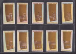 Cigarette cards, Churchman's, Army Badges of Rank, (set, 25 cards) (gd)