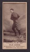 Cigarette card, USA, Goodwin's, Photographic Card, Baseball Subject, Crowell, P., St. Joes ref. N172