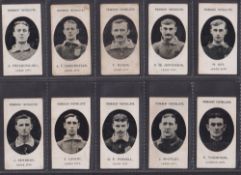 Cigarette cards, Taddy Prominent Footballers (No Footnote), 59 sub-standard cards, various Clubs (
