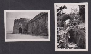 Cigarette cards, Dianellos & Vergopoulos, Views of Cyprus, 'X' size, two cards, Castle of St.