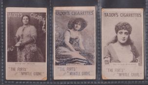 Cigarette cards, Taddy Actresses Collotype, 3 cards; Sterling, Russell, Broughton (all with