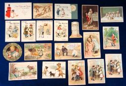 Trade cards, Van Houten, a collection of 20 vintage advertising cards from various series inc.