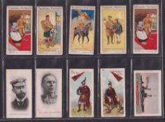 Cigarette cards, Cigarette cards, 40 mainly Military themed cards, Thomson & Porteous European War