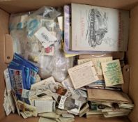 Trade & Cigarette cards, large mixture, loose and stuck in albums, many issuers including Brooke