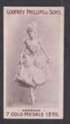Cigarette card, Phillips, Beauties 'HUMPS' (Phillips front), type card, ref. H222, picture no 19 (
