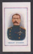 Cigarette card, T. Spalton, Army Pictures, Cartoons etc, type card, Viscount Kitchener (gd) (1)
