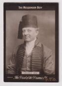 Cigarette card, Millhoff, Theatre Advertisement Card, 'M' size, type card, 'Cosmos Bey' (Sir Henry