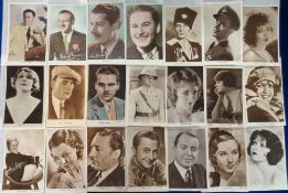 Postcards, 200 postcards of cinema stars from the 1920s-40s including Marlene Dietrich, Dirk Bogard,