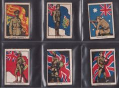 Trade silks, Sunday Stories, The King & His Soldiers, 'M' size (set, 6 silks) and Flags (3/5),