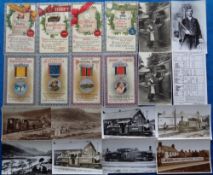 Postcards, a mixed subject collection of 50+ cards inc. 20 Welsh Railway with Holyhead Station (L&NW