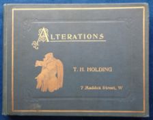 Book, 'Alterations and How To Use Block Patterns' by T.H. Holding from Cutting School & Pattern