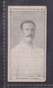 Cigarette card, Rutter Cricketers Series, type card no.14 Brockwell Surrey (slightly grubby fair/