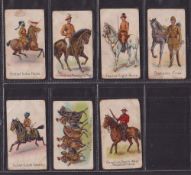 Cigarette cards, Harvey & Davy Colonial Troops, 7 cards Central India Horse, Queensland Mounted,
