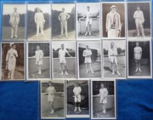 Postcards, Tennis, a collection of 15 RPs of tennis players inc. Mo Connolly, Bunny Austin, M DuPont
