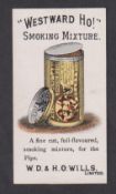 Cigarette card, Wills, Advertisement Card (Tobacco Packaging), type card with advert for 'Westward