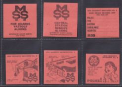 Trade cards, Australia, Metropolitan Security Services, MSS Security Measures, 'L' size, 79 cards