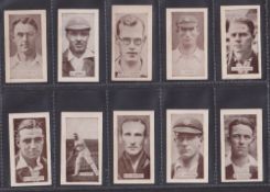 Trade cards, Australia, Allen's, Cricketers (Brown front, black back) (set, 36 cards) includes