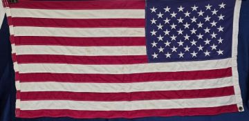 Flag, United States flag made by the Valley Forge Flag Company Inc, Spring City Pa. Made of 'Best