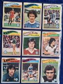 Trade cards, Topps Footballers 1977/78 orange backs (set 396 cards) includes 3 checklists, 2