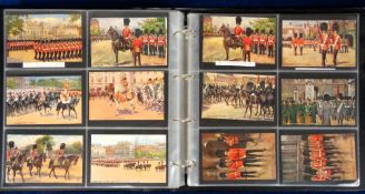 Postcards, Tucks, a modern album containing 215 cards, mostly in sets, to include Military,