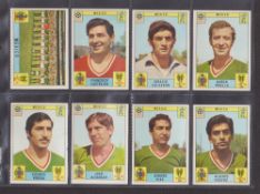 Trade cards / stickers, Panini Mexico 70, 15 cards, all Mexico players; Castrejon, Calderon,