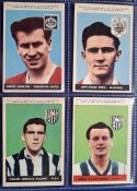 Trade cards, A&BC Gum, Footballers 1958 with Planet Token (set 46 cards) including Bobby Charlton