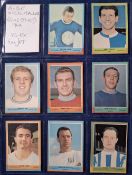 Trade cards, A&BC Gum, Footballers 1964 (Pink Back Quiz) 2nd series 59-103 (set 45 cards)
