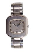 VINTAGE, Herren-Armbanduhr, MOVADO HS 360, KINGMATIK Video, 1970er Jahre, Stahl, Automatik, ...