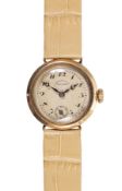 Damen-Armbanduhr 1920er Jahre MOVADO Chronometre, GG 750/000, arab. Index, kl. Sek. auf 6 Uhr, ...