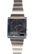 Herren-Armbanduhr, ZENITH, Future Time Command, analog/digital 1970-79er Jahre, Stahl, Quarz, ...