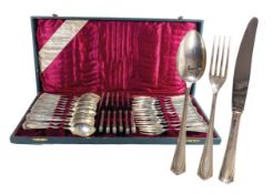 JUGENDSTIL Besteck um 1900, SILBER 800/000, sig. OHELENSCHLAGER & RIEMANN (Frankfurter ...