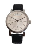 Herren-Armbanduhr, NAUTISCHE INSTRUMENTE MÜHLE Glashütte/SA, TEUTONIA, Automatik, Stahl, ...
