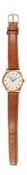 Herren-Armbanduhr, IWC, Handaufzug, GG 750/000, signiert, International Watch C° SCHAFFHAUSEN, ...