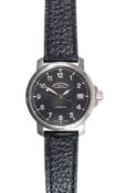 Herren-Armbanduhr von 2004, NAUTISCHE INSTRUMENTE MÜHLE Glashütte/SA, Automatik, Stahl, ...