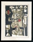 Antoni CLAVÉ (1913-2005) - Roi à la coupe, 1956.