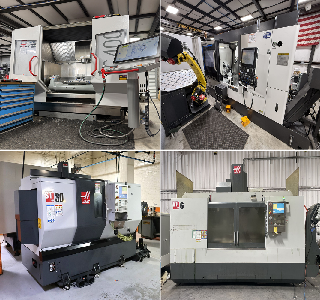 Multi-Location Auction Late Model CNC Machining Centers & CNC Lathes, Aerospace, Robots Automation
