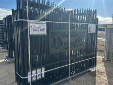 20’ BI-PARTING WROUGHT IRON GATE