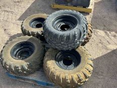 PALLET OF (5) USED UTV TIRES