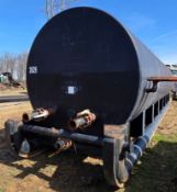 7.5FT. WIDTH X 40FT LENGTH X 11.5 HEIGHT TANK ON SKID.