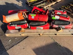 PALLET OF FIRE EXTINGUISHERS