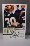 Ickey Woods Autograph