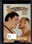 HULK HOGAN ANDRE THE GIANT 1993 WWF WWE COLISEUM VIDEO WRESTLEMANIA 3 CARD