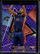 RASHEED WALLACE 2023-24 TOPPS FINEST PURPLE XFRACTOR