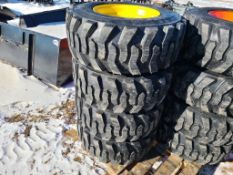 Forerunner SKS1 Skid Steer Tires on Wheels 'Set of 4 - New'