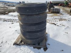 Trailer Tires on Wheels