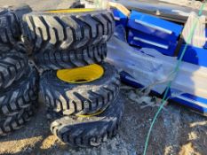 Forerunner SKS8 Skid Steer Tires on Wheels 'Set of 4 - New'