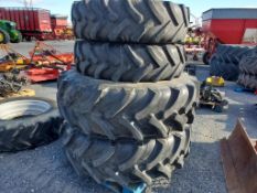 Tires On Wheels 'Set of 4'